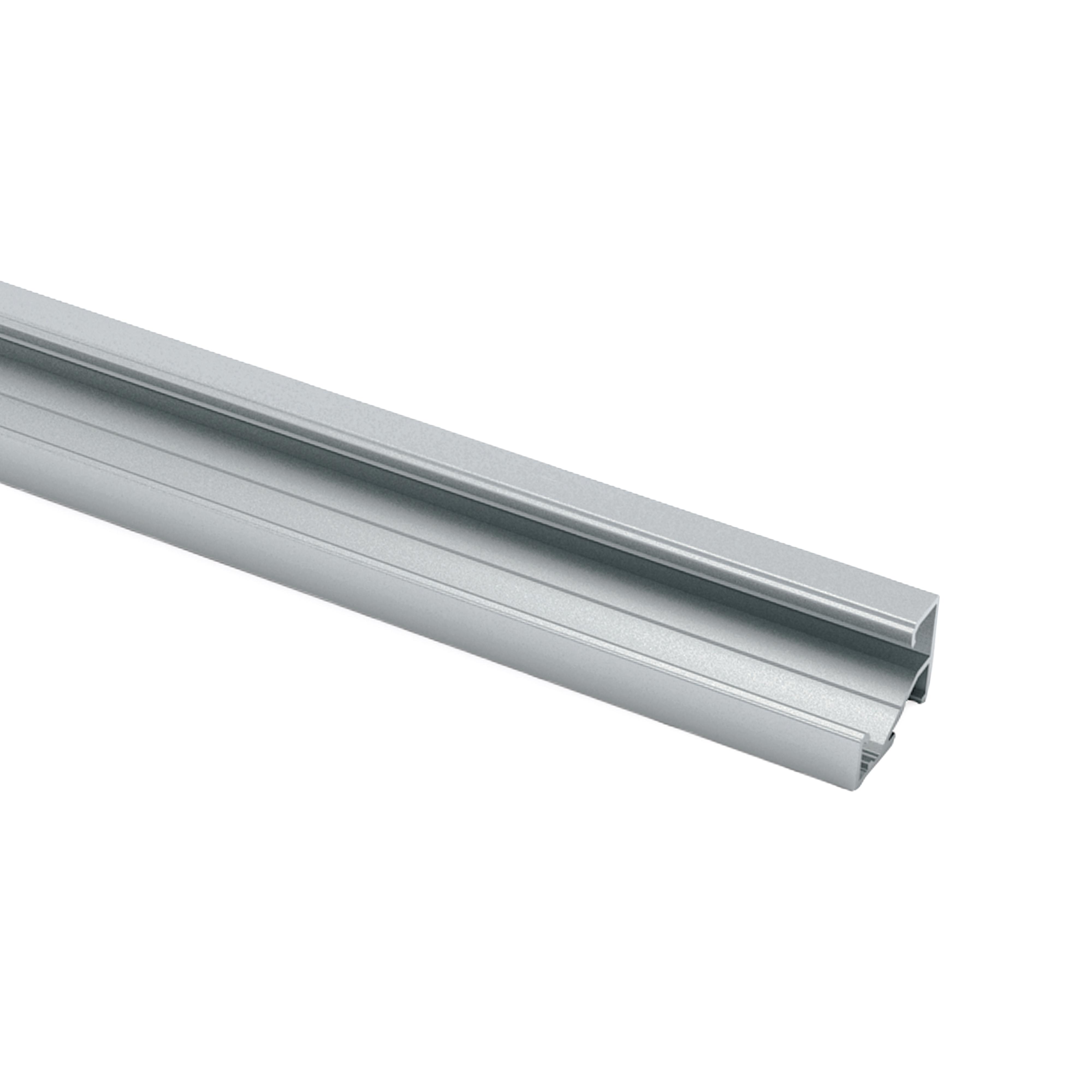 Perfil de aluminio para tira LED 2 metros con tapa listo para